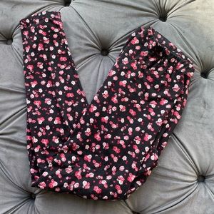 Women's Joe Boxer Floral Leggings size Large